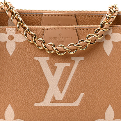 Louis Vuitton Empreinte Monogram Giant Multi Pochette Accessories Arizona Creme 8 of 11