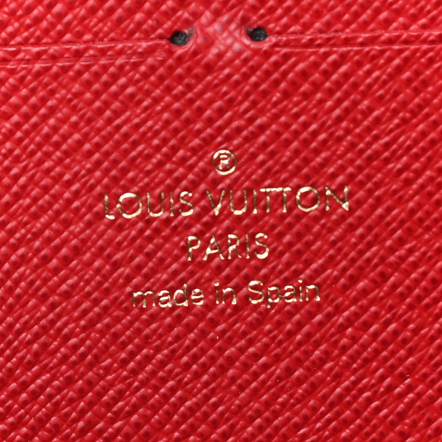 Louis Vuitton Damier Ebene Clemence Wallet Cherry 6 of 7