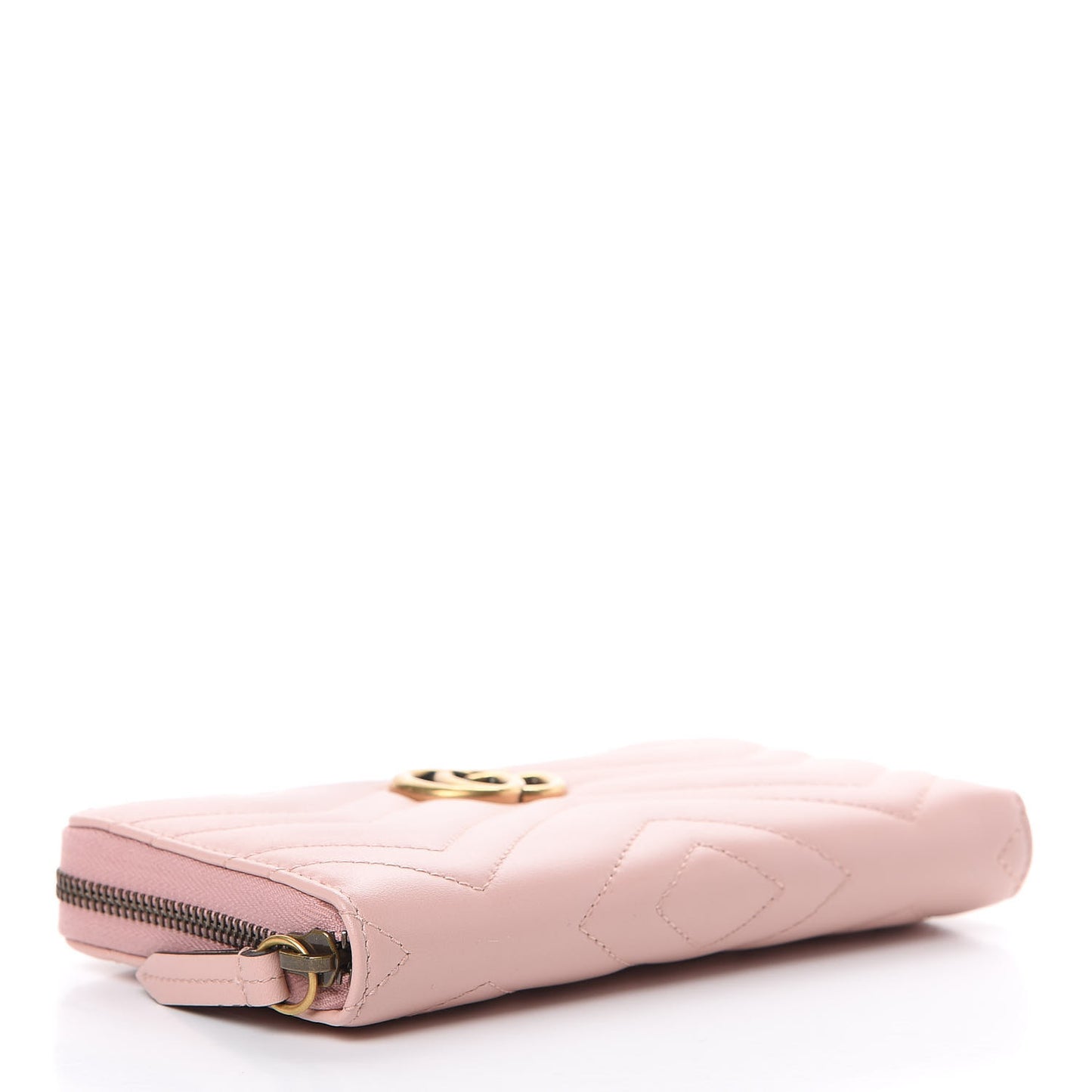 Calfskin Matelasse GG Marmont Zip Around Organizer Wallet Perfect Pink