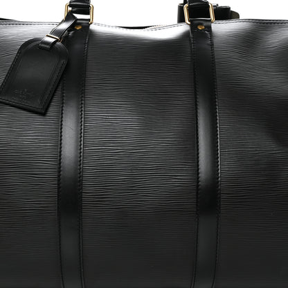 Louis Vuitton Epi Keepall 50 Black 7 of 18