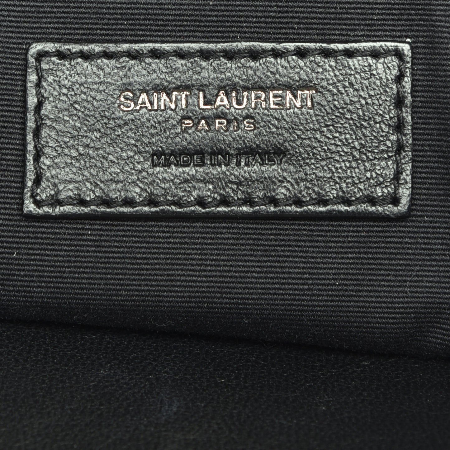 Crinkled Calfskin Matelasse Monogram Medium Niki Chain Satchel Black