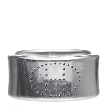 Hermes Sterling Silver GM Eclipse Ruban Ring 59 8.75 1 of 5