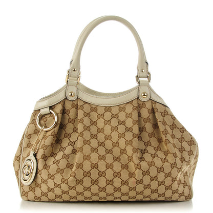 Gucci Monogram Medium Sukey Tote Off White 1 of 7