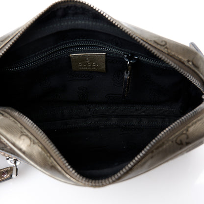 Gucci Imprime Monogram Small Shoulder Bag Silver 5 of 11