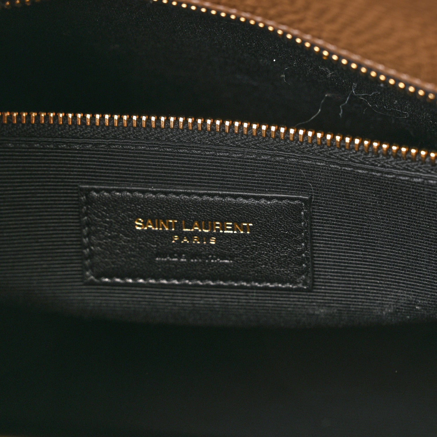 Saint Laurent Grained Calfskin Small Sac De Jour Taupe 6 of 9