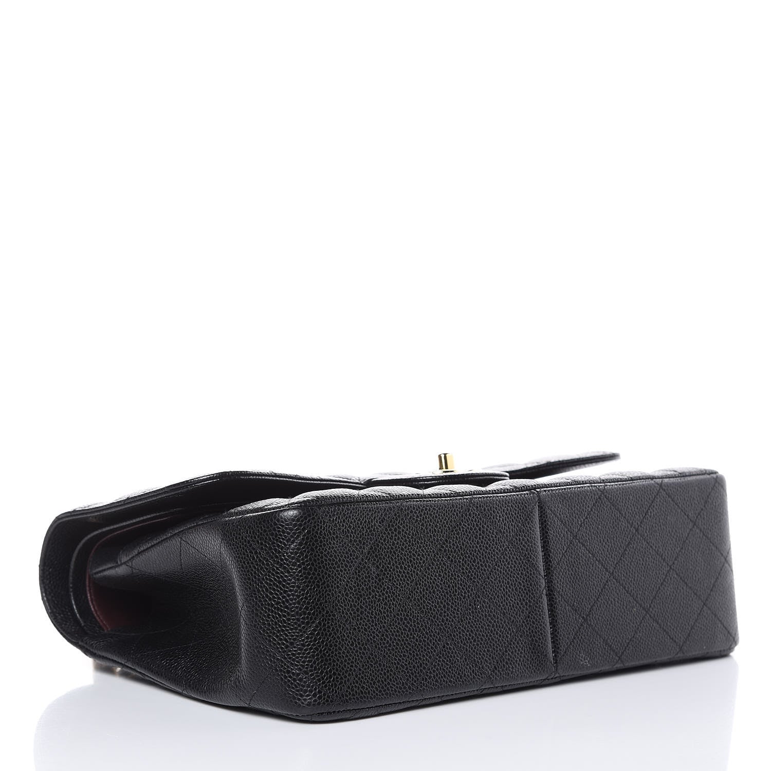 Chanel Caviar Quilted Jumbo Double Flap Black 4 of 13