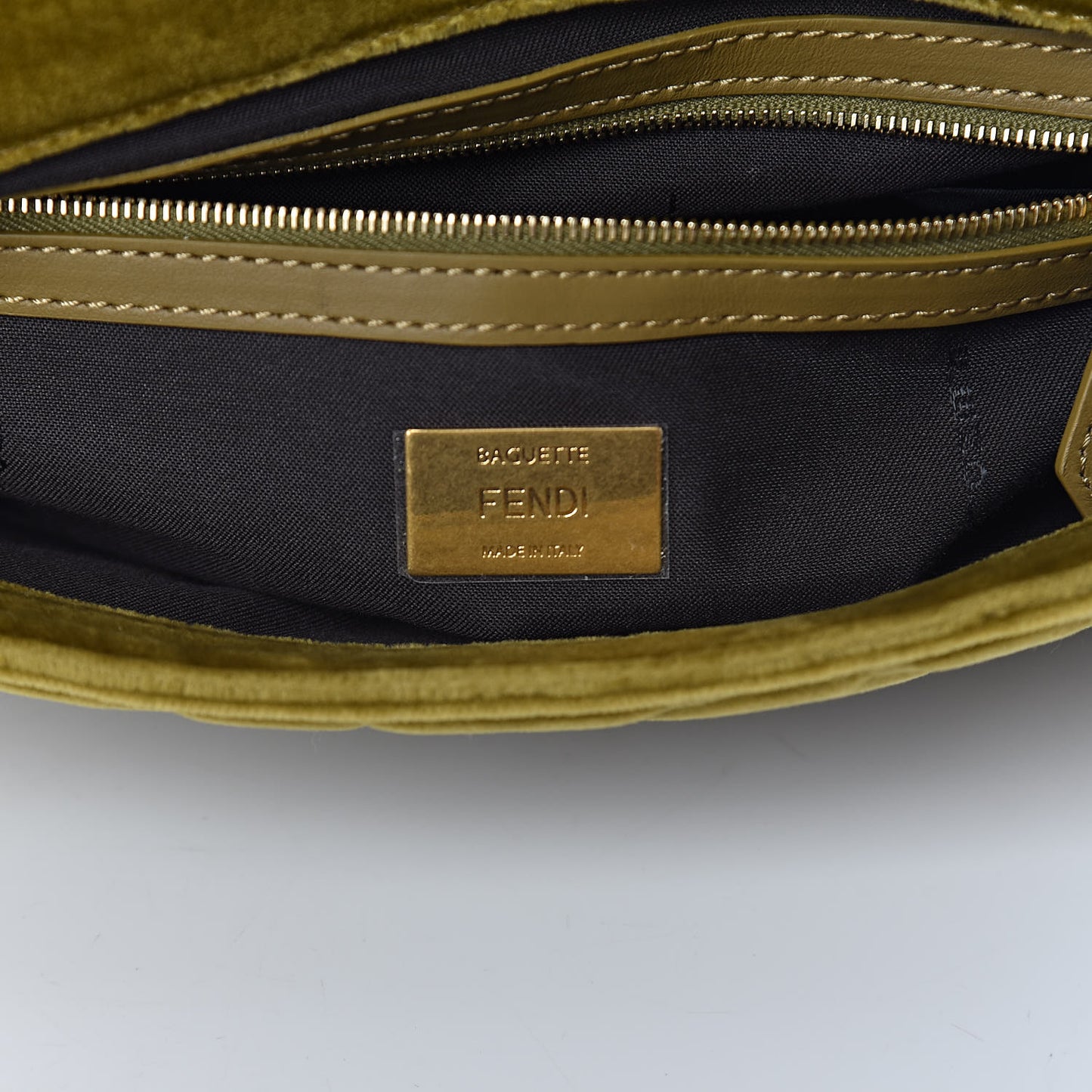 Velvet FF Embossed Baguette Camaleonte