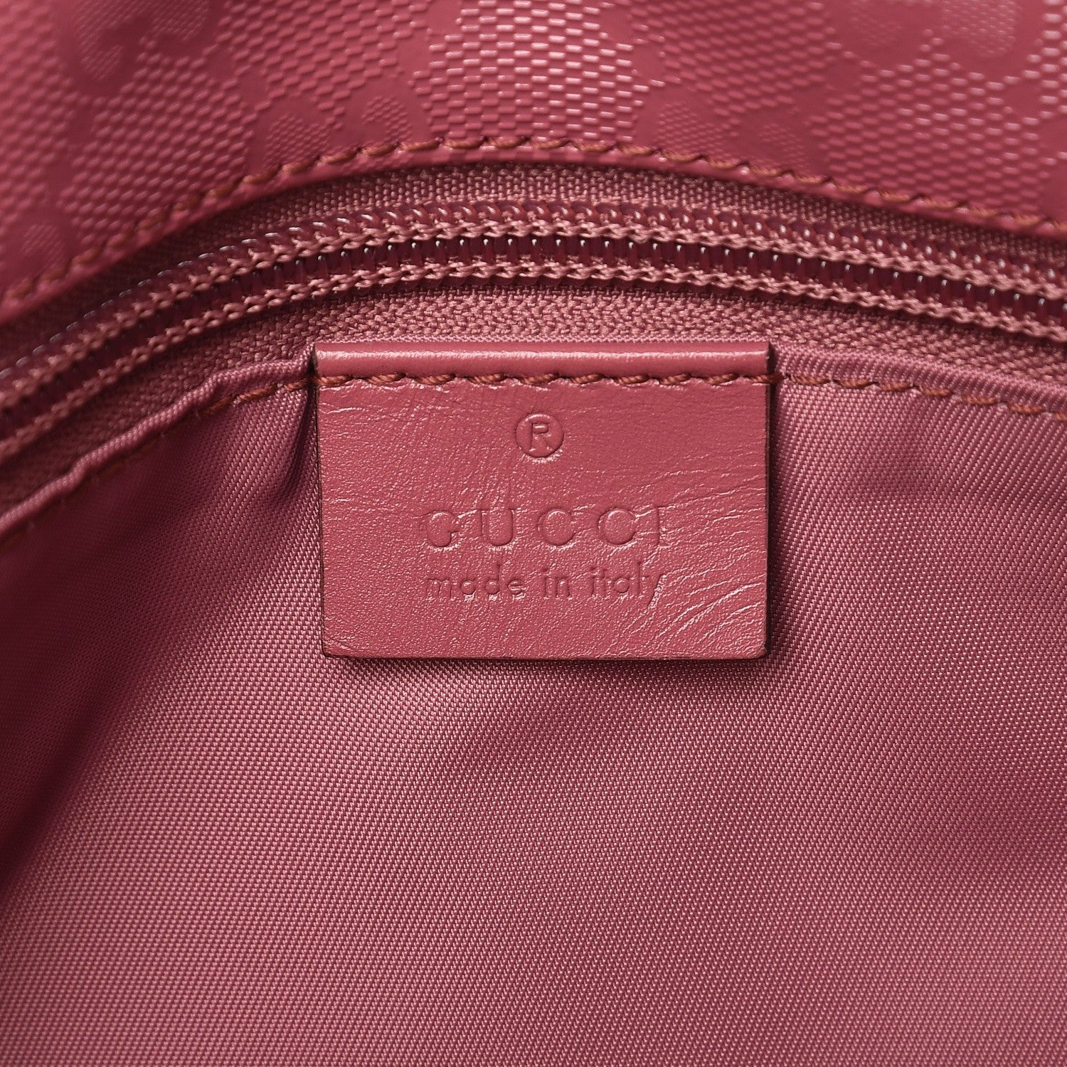 Gucci Imprime Monogram Medium Double Buckle Flap Messenger Bag Vintage Rose 6 of 8