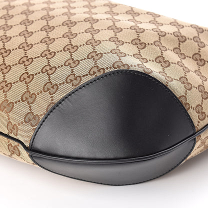 Gucci Monogram Medium Patti Stud Hobo Black 9 of 10