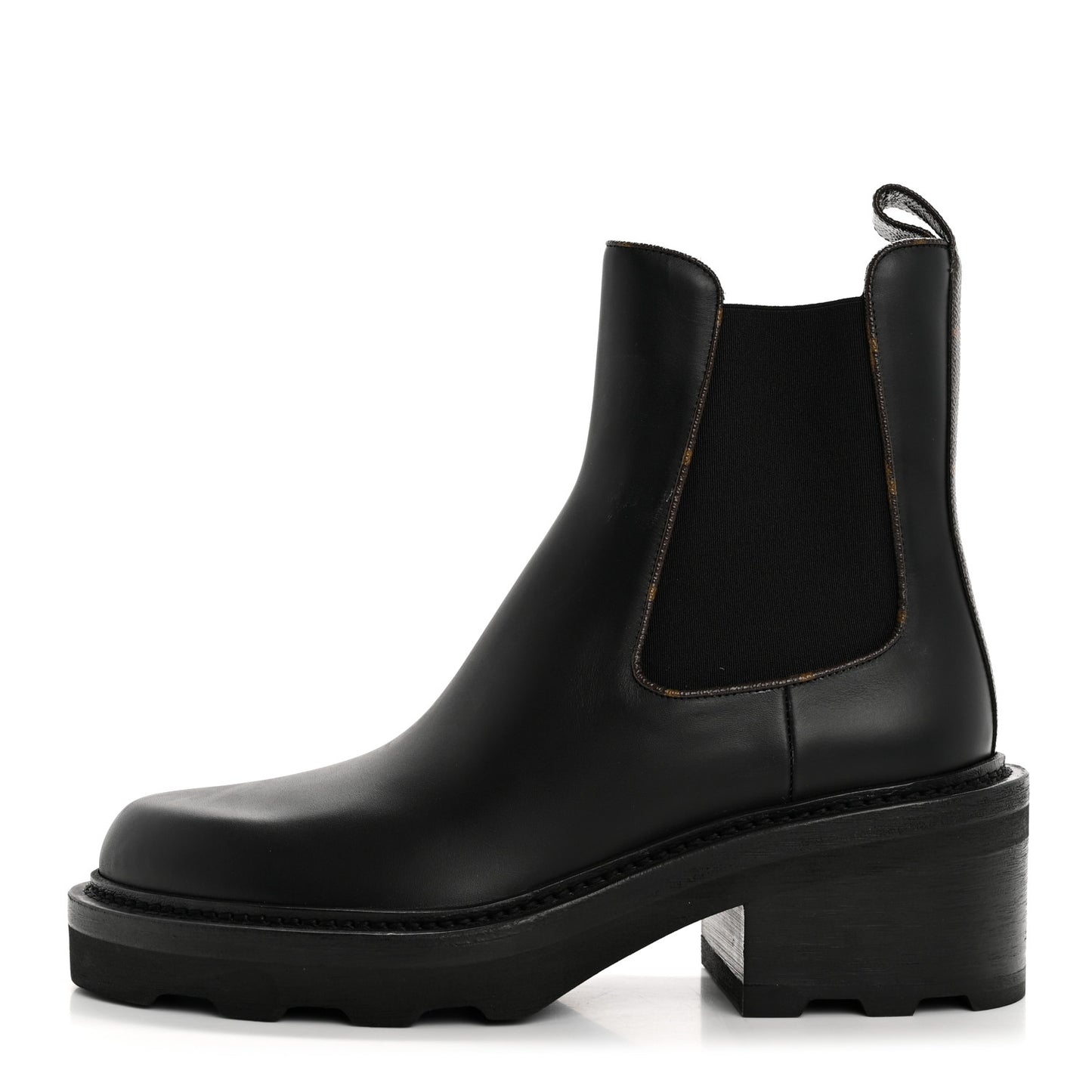 Calfskin Monogram Beaubourg Ankle Boots 39 Black