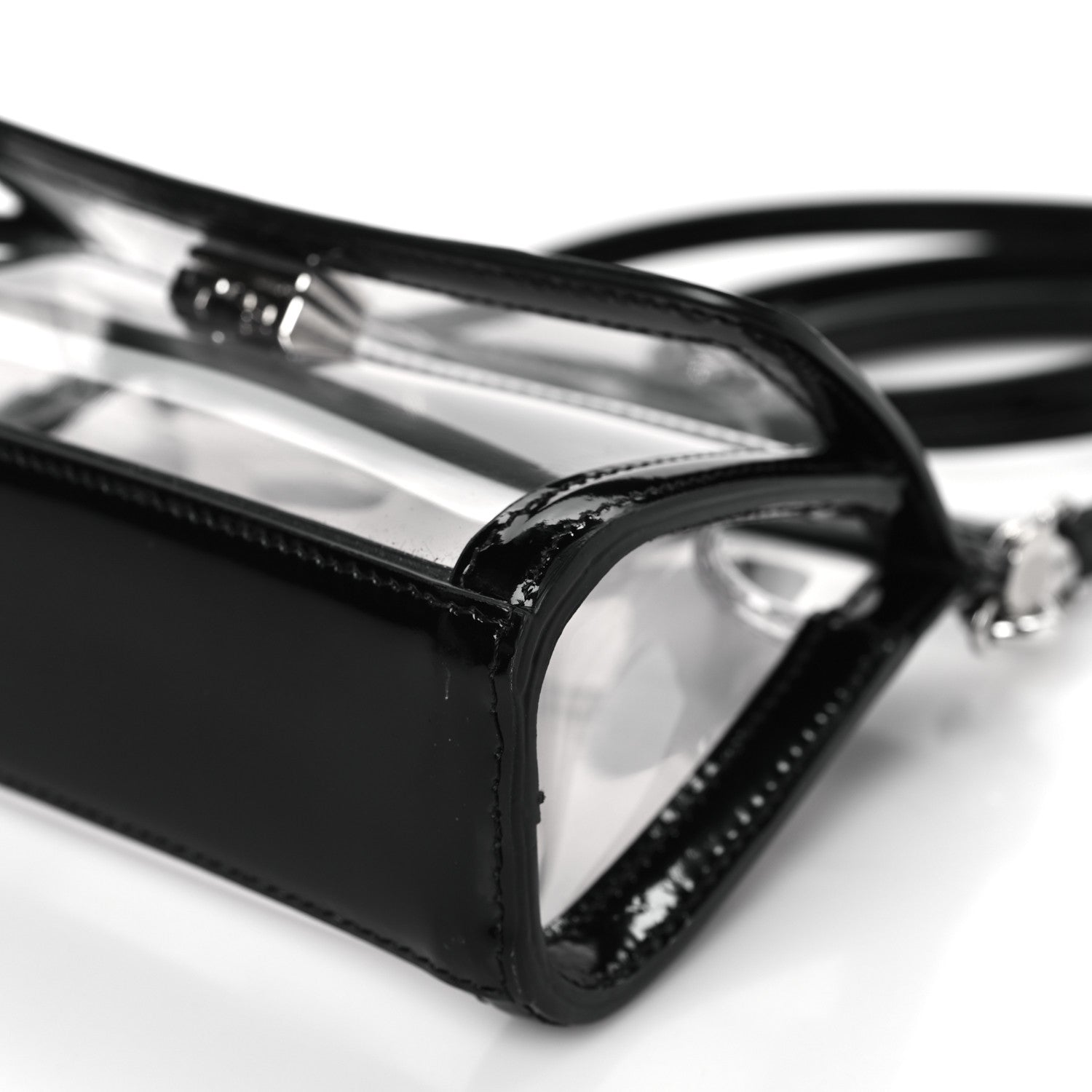 Dolce & Gabbana PVC Small Miss Sicily Satchel Transparent Black 7 of 7