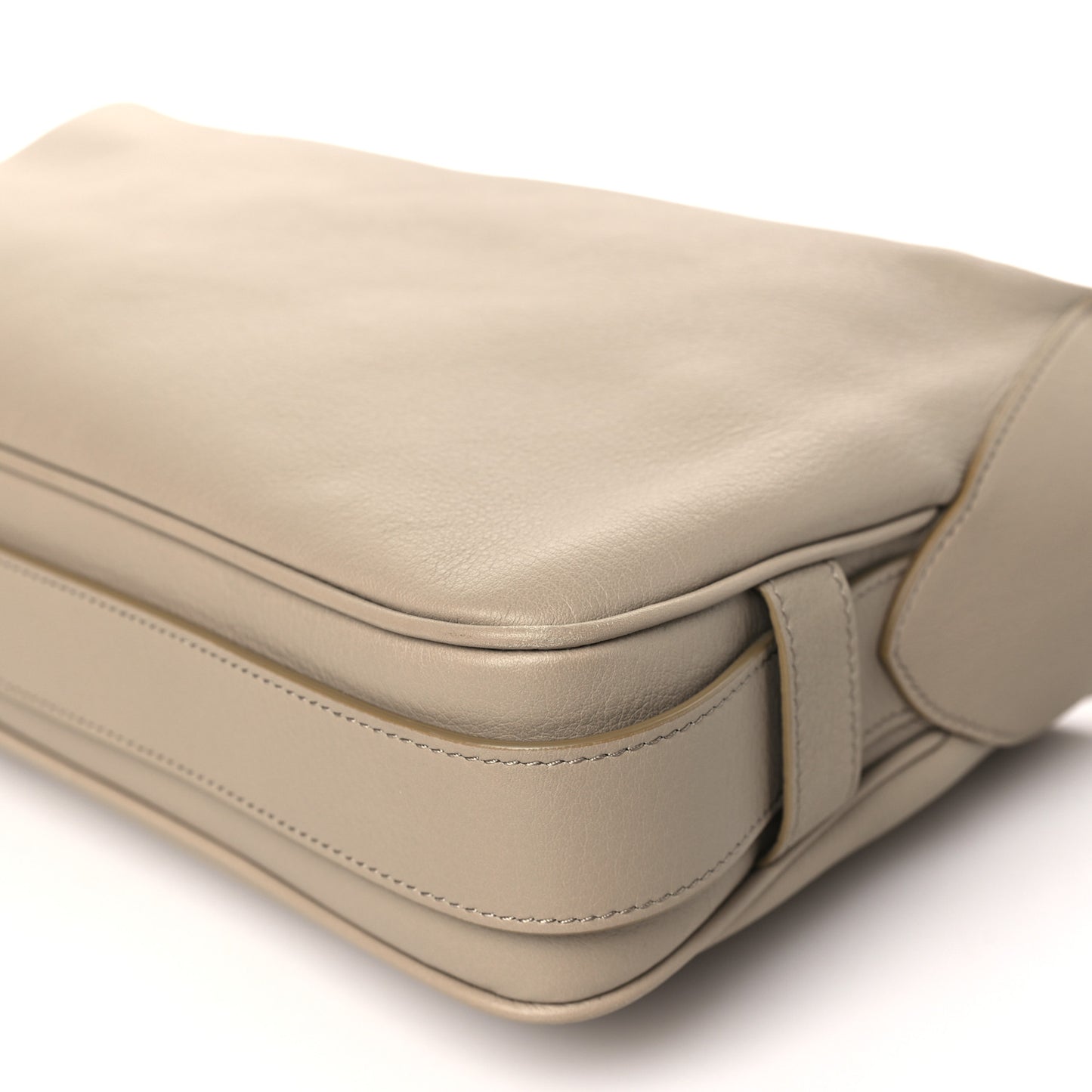 Supple Calfskin Medium Romy Shoulder Bag Safari