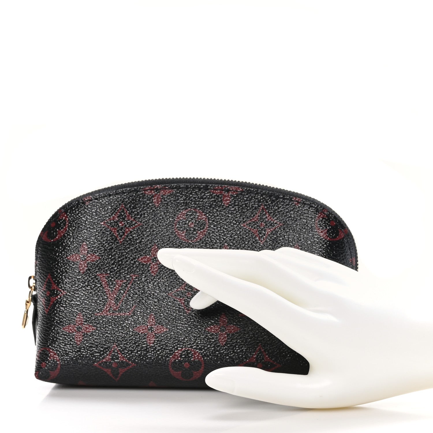 Louis Vuitton Monogram Tomette Cosmetic Pouch PM Black 2 of 9