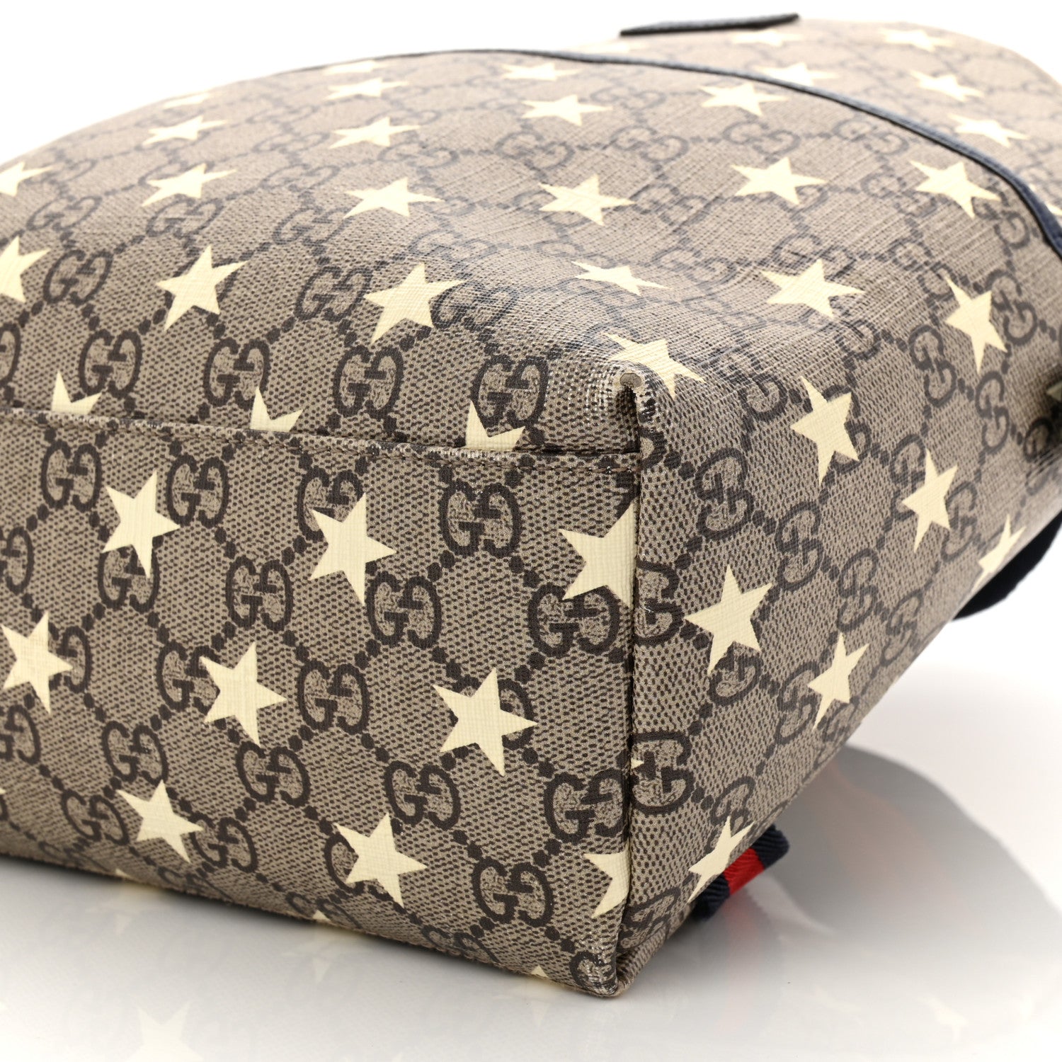 Gucci GG Supreme Monogram Stars Childrens Backpack Beige Ebony Yellow Royal 10 of 12