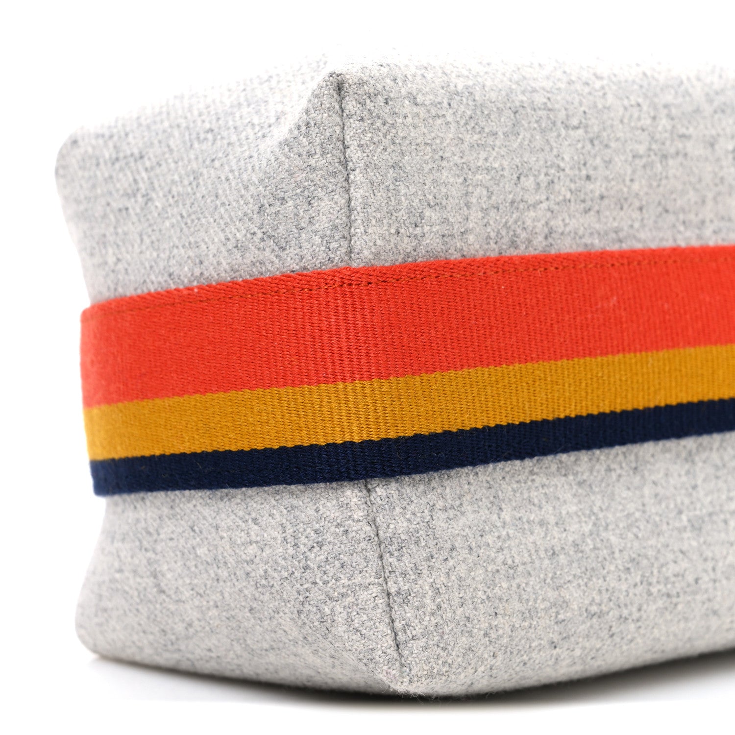 Hermes Canvas Small Bride-A-Brac Pouch Gris Flanelle 8 of 9