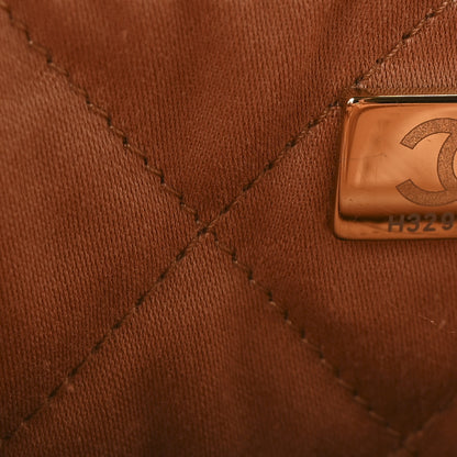 Chanel Shiny Calfskin Quilted Chanel 22 Brown 8 of 11