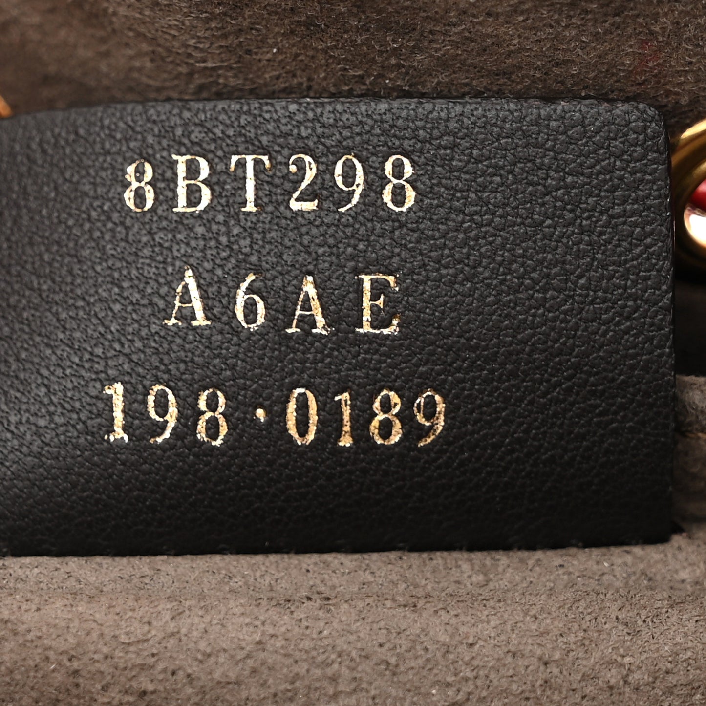 Vitello Grace F is Fendi Bi-Color FF 1974 Embossed Grande Mon Tresor Bucket Bag Maya Black Fragola