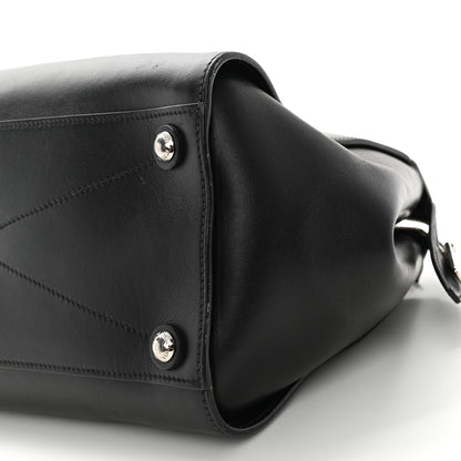 Miu Miu Soft Calfskin Top Handle Satchel Black 10 of 14