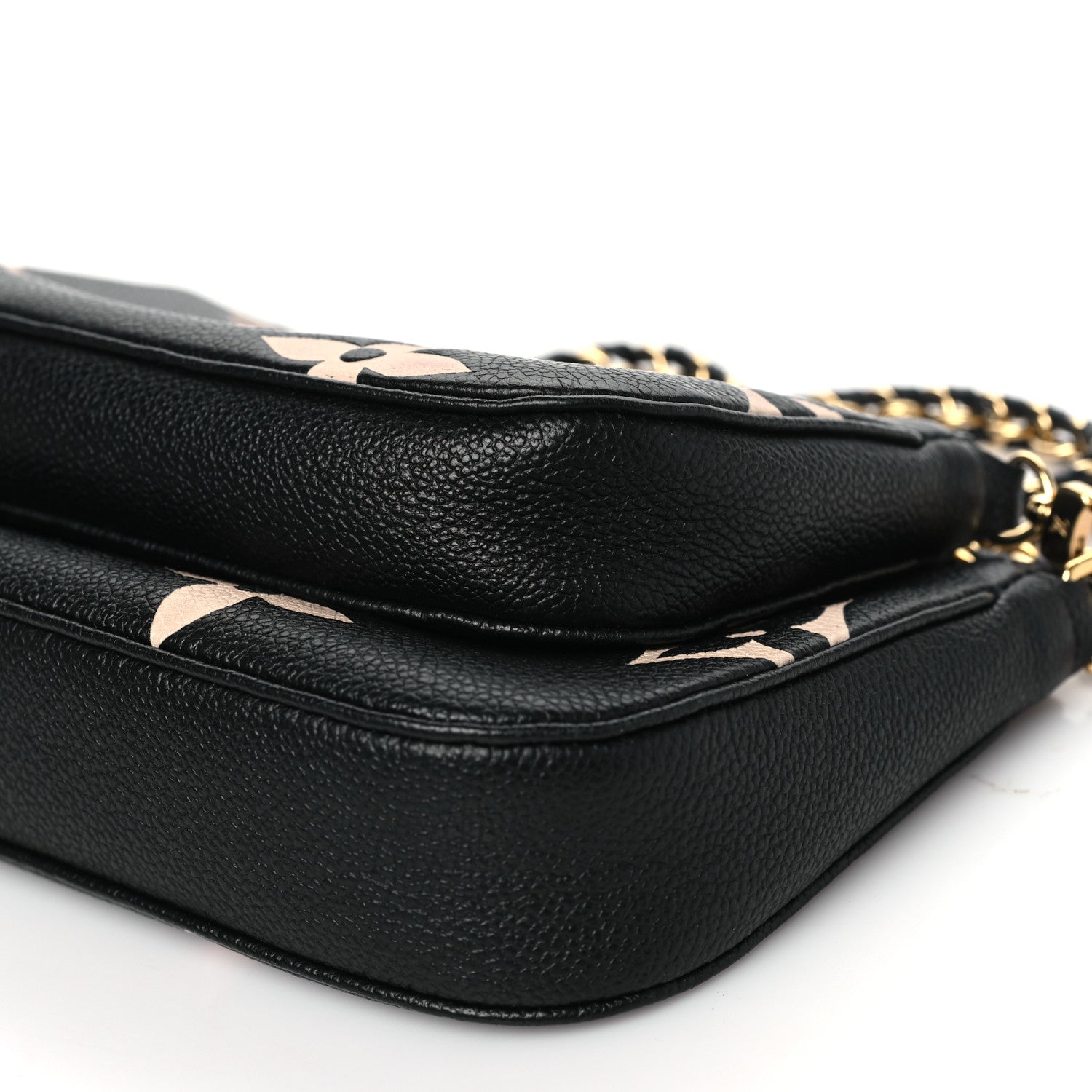 Louis Vuitton Empreinte Monogram Giant Multi Pochette Accessories Black Beige 10 of 12