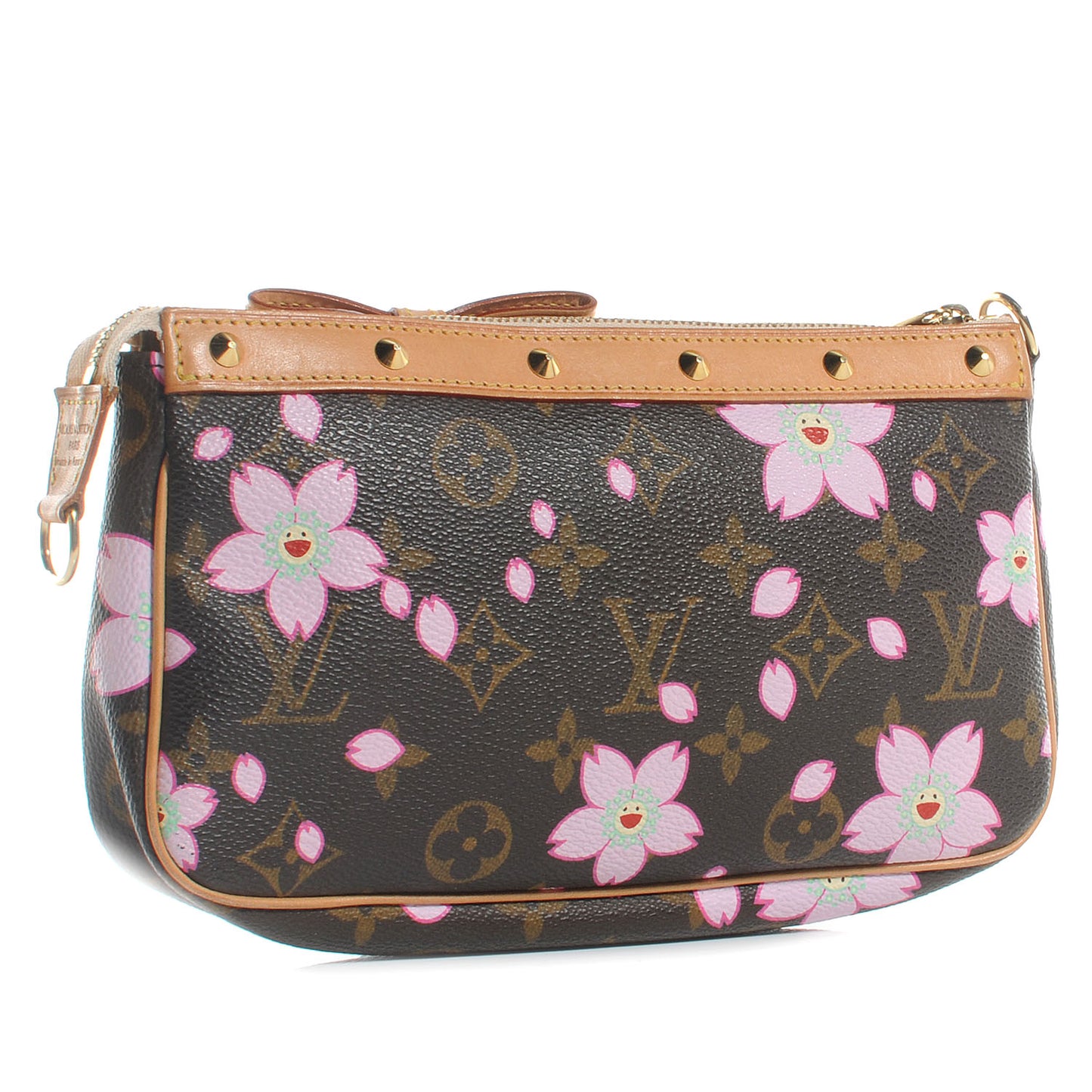 Monogram Cherry Blossom Pochette Accessories Brown