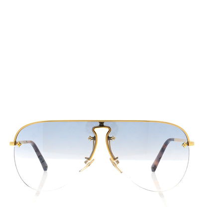 Louis Vuitton Grease Mask Sunglasses Z1470U Blue 2 of 7