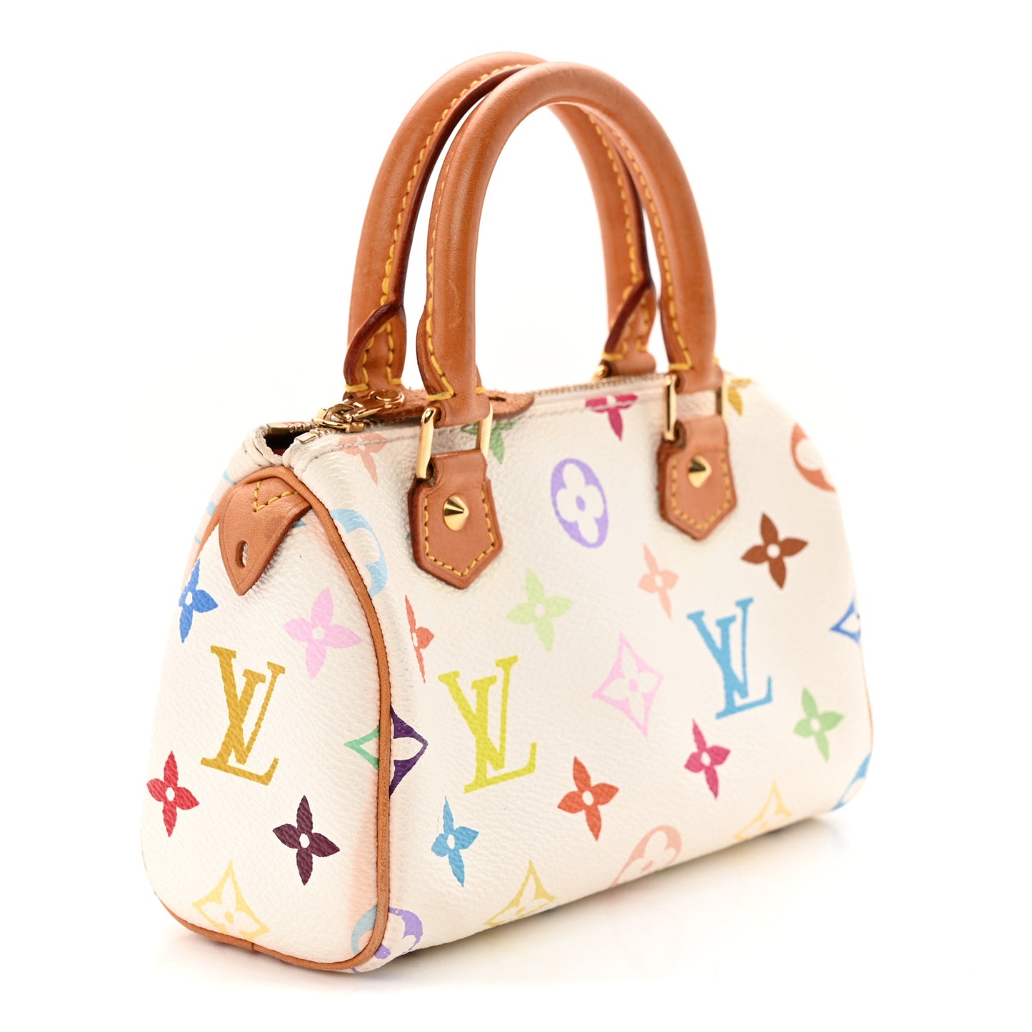 Monogram Multicolor Mini Sac HL Speedy White