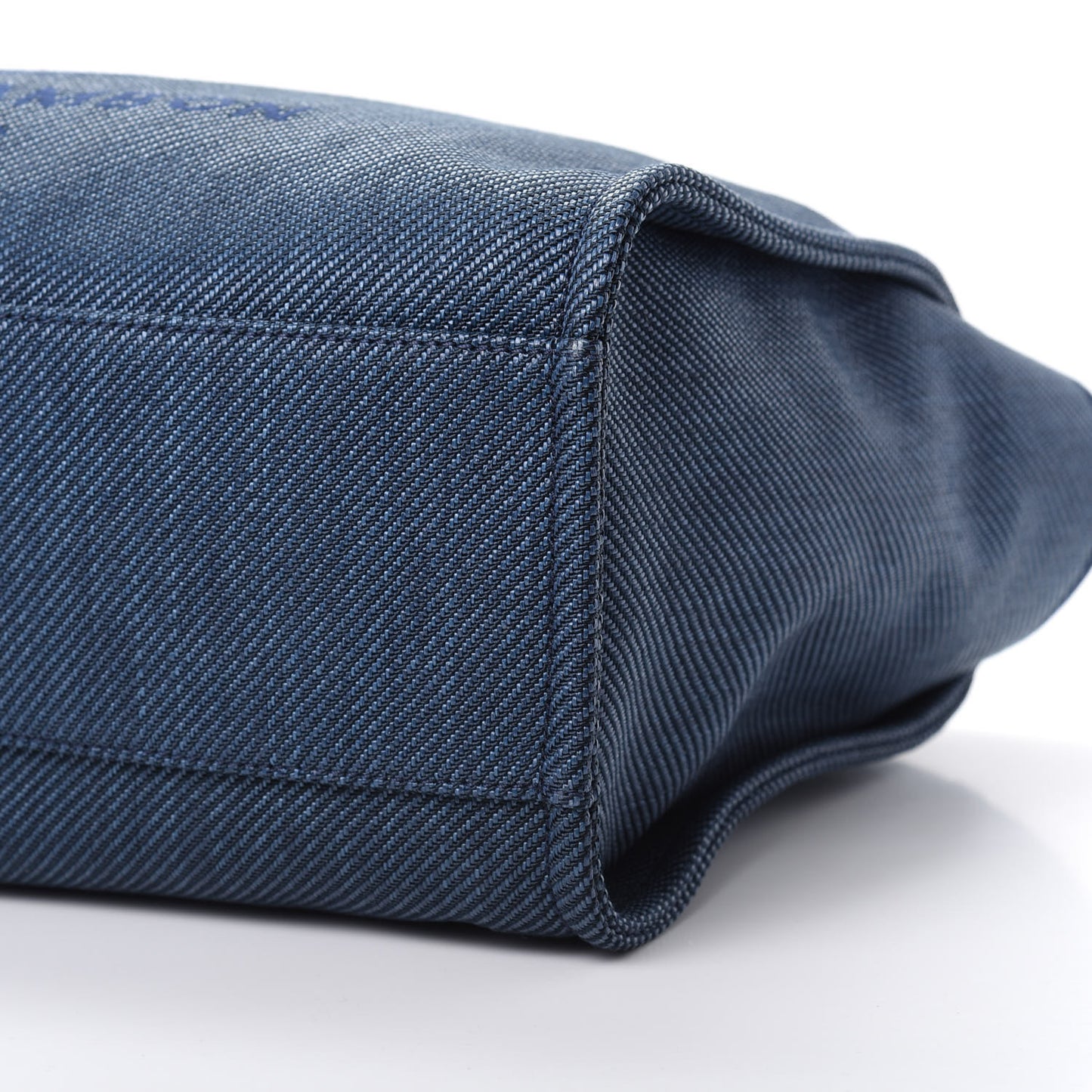 Mixed Fibers Large Deauville Tote Blue