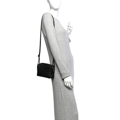 Bottega Veneta Nappa Intrecciato Mini Loop Camera Bag Black 2 of 12