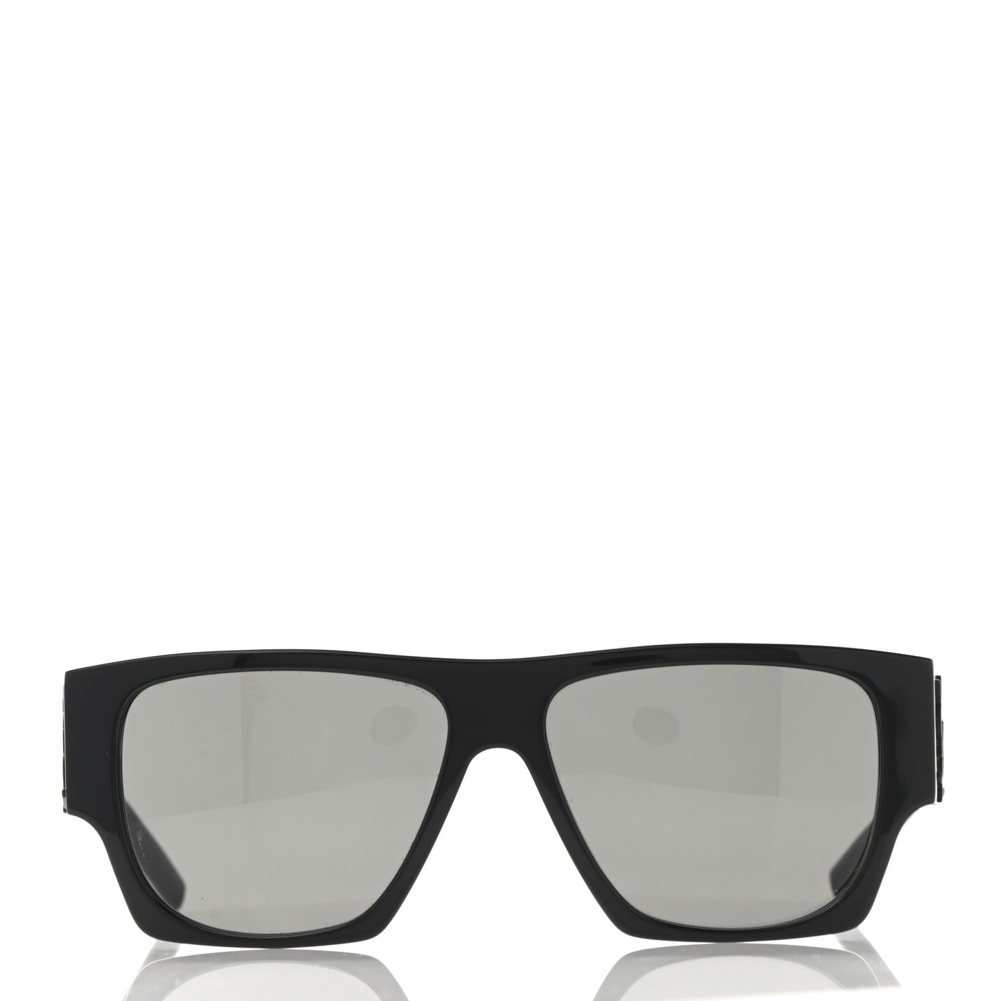 Acetate Square Sunglasses SL M17 Black