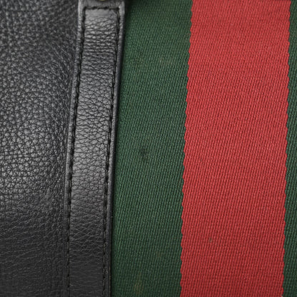 Gucci Calfskin Vintage Web Medium Boston Black 21 of 23