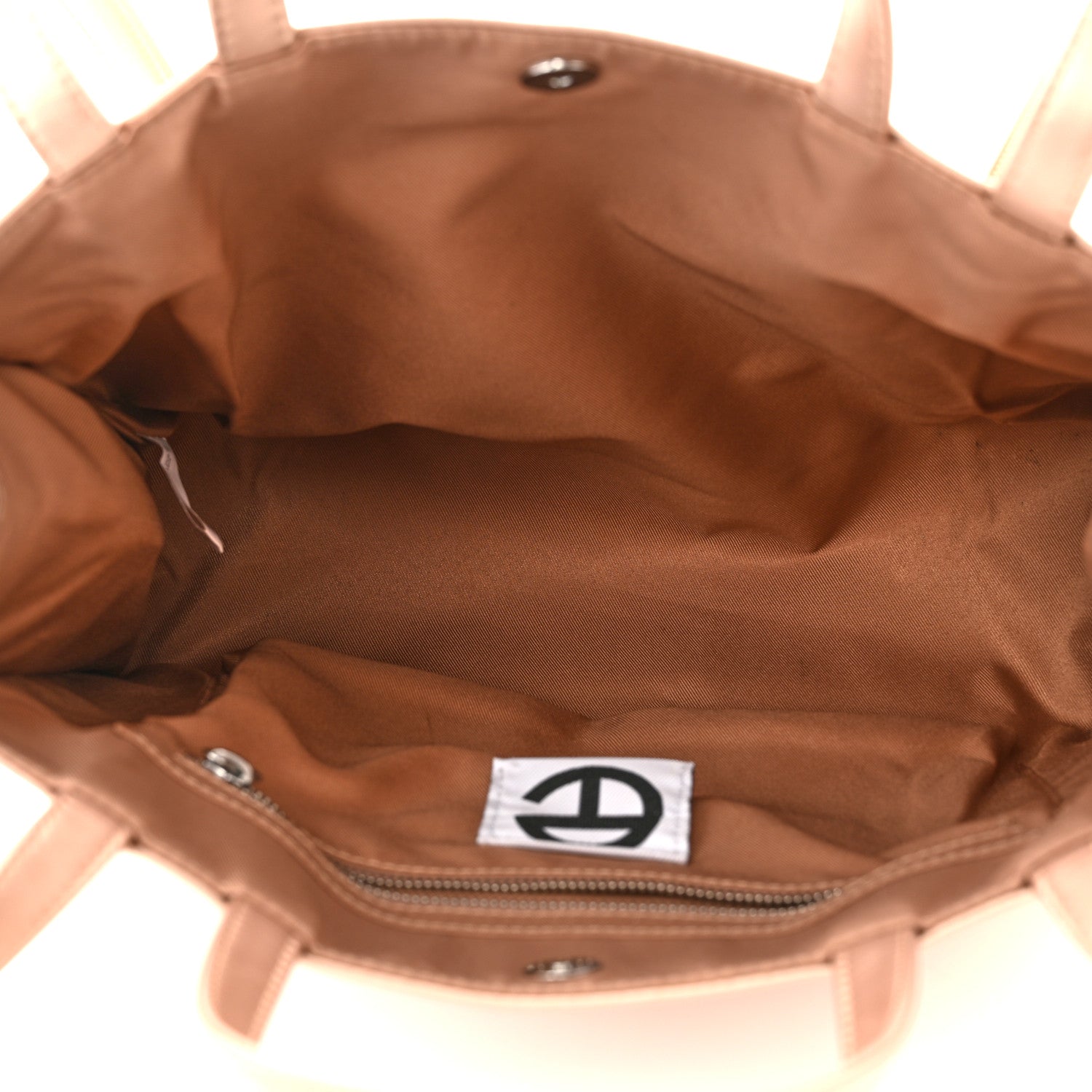 Telfar Metallic Vegan Leather Medium Shopping Bag Copper 5 of 11