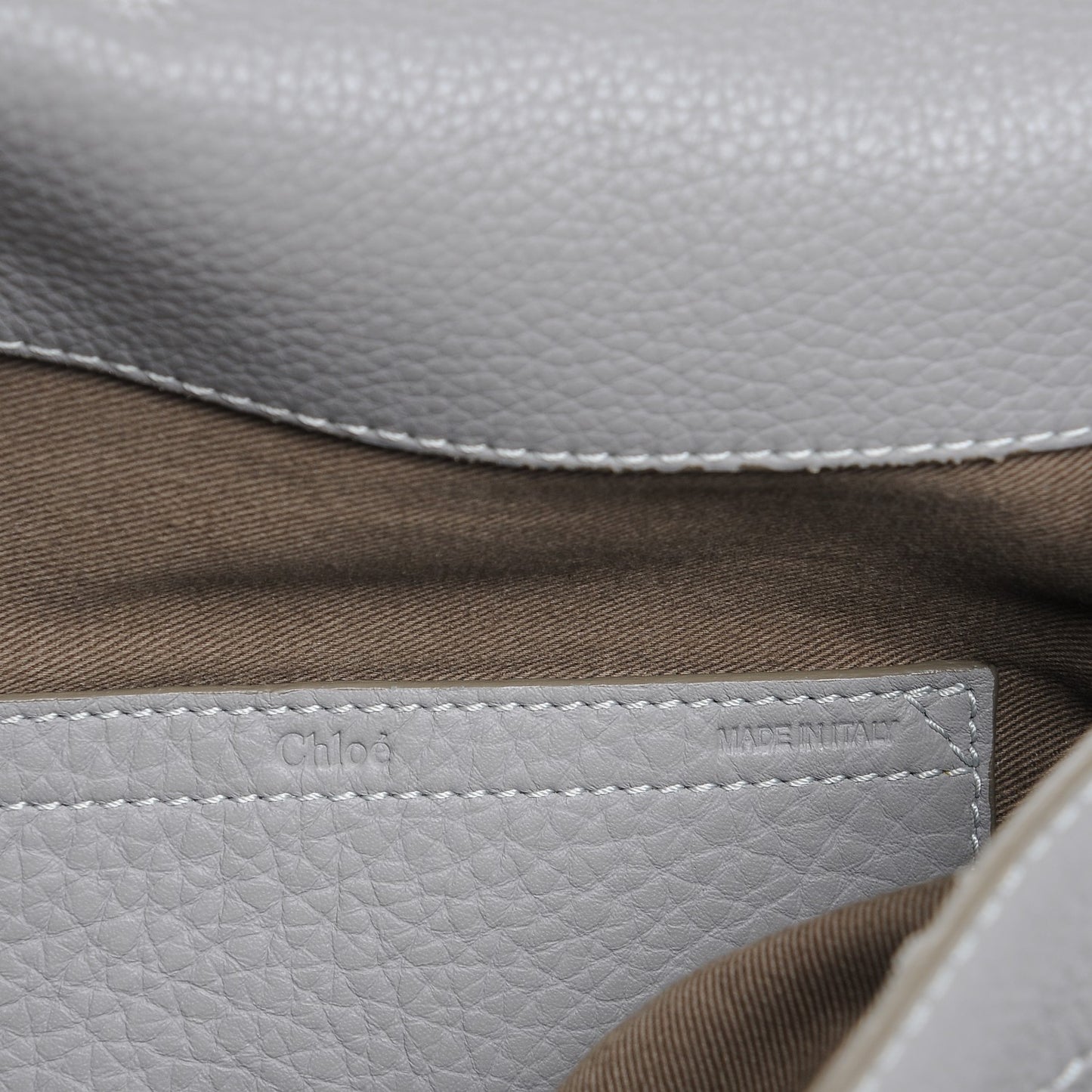 Calfskin Medium Marcie Round Crossbody Bag Cashmere Grey