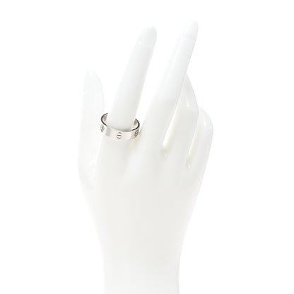 Cartier 18K White Gold 5.5mm LOVE Ring 63 10.25 2 of 5