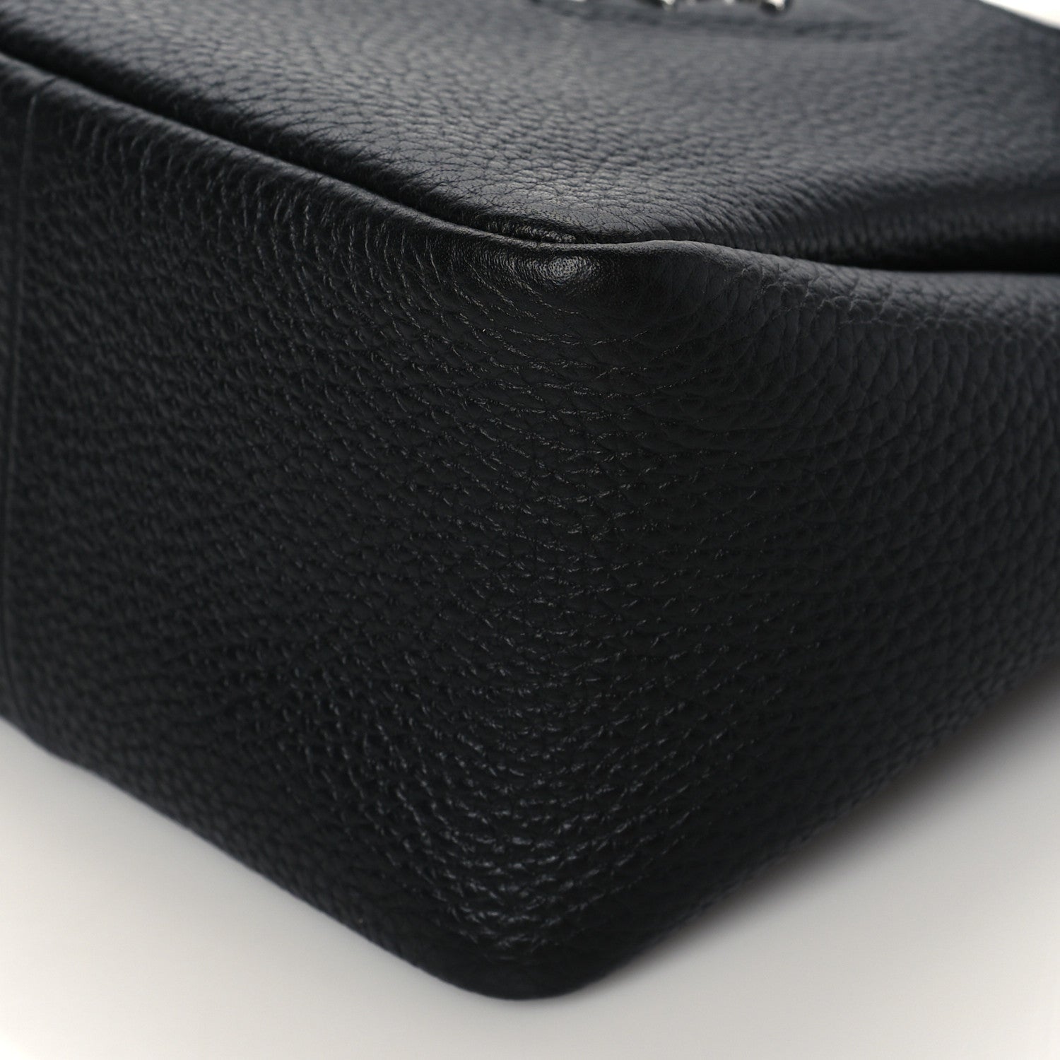 Prada Vitello Daino Soft Mini Dynamique Tote Black 8 of 8