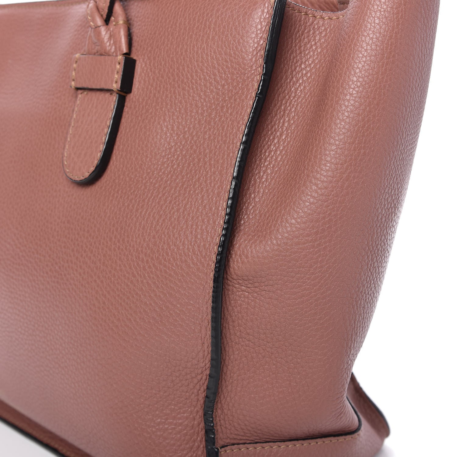 Valentino Garavani Grained Calfskin To Be Cool Tote Brownish 11 of 12