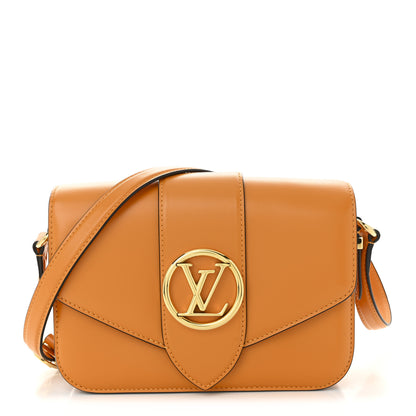 Louis Vuitton Smooth Calfskin LV Pont 9 Summer Gold 1 of 9