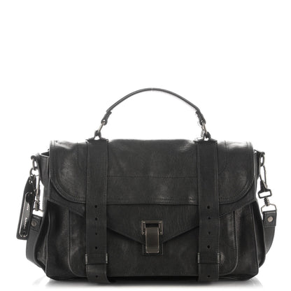 Proenza Schouler Lambskin Medium PS1 Satchel Black 1 of 8