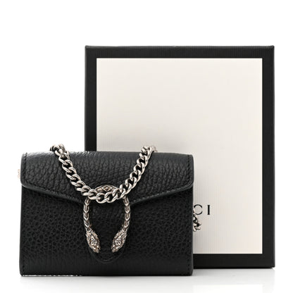 Gucci Calfskin Dionysus Coin Purse Black 7 of 7