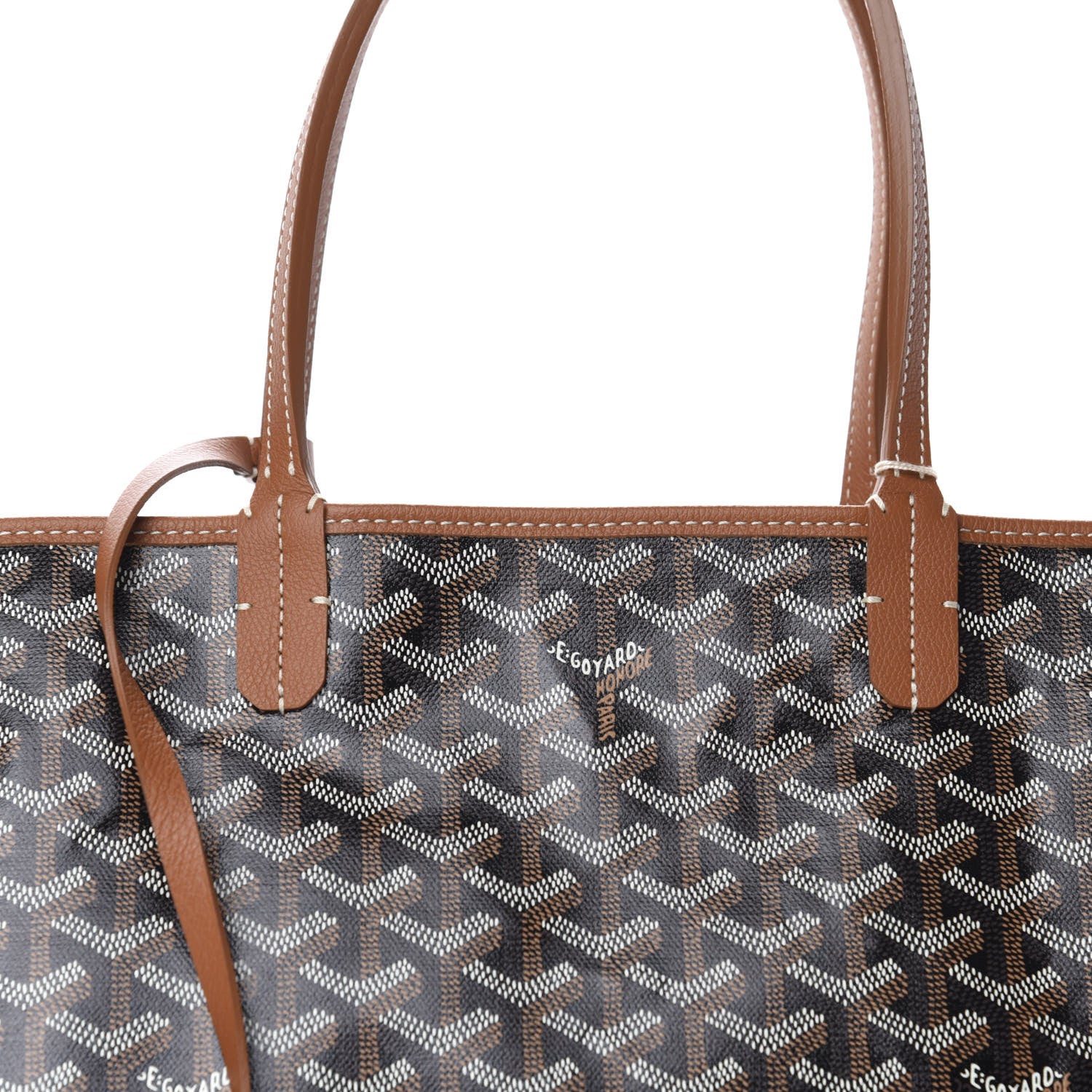 Goyard Goyardine Saint Louis PM Black Gold 9 of 9
