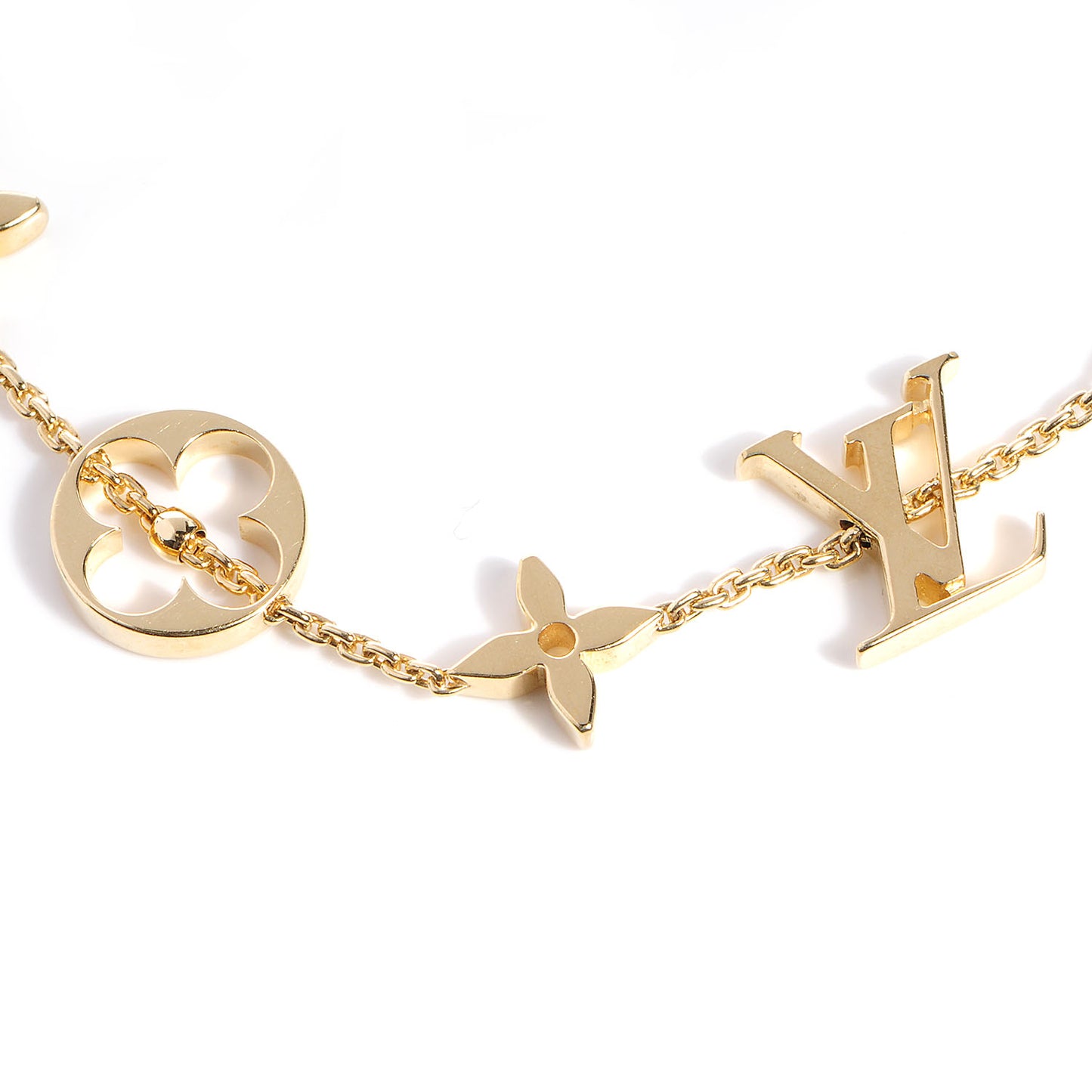 18K Yellow Gold Monogram Bracelet
