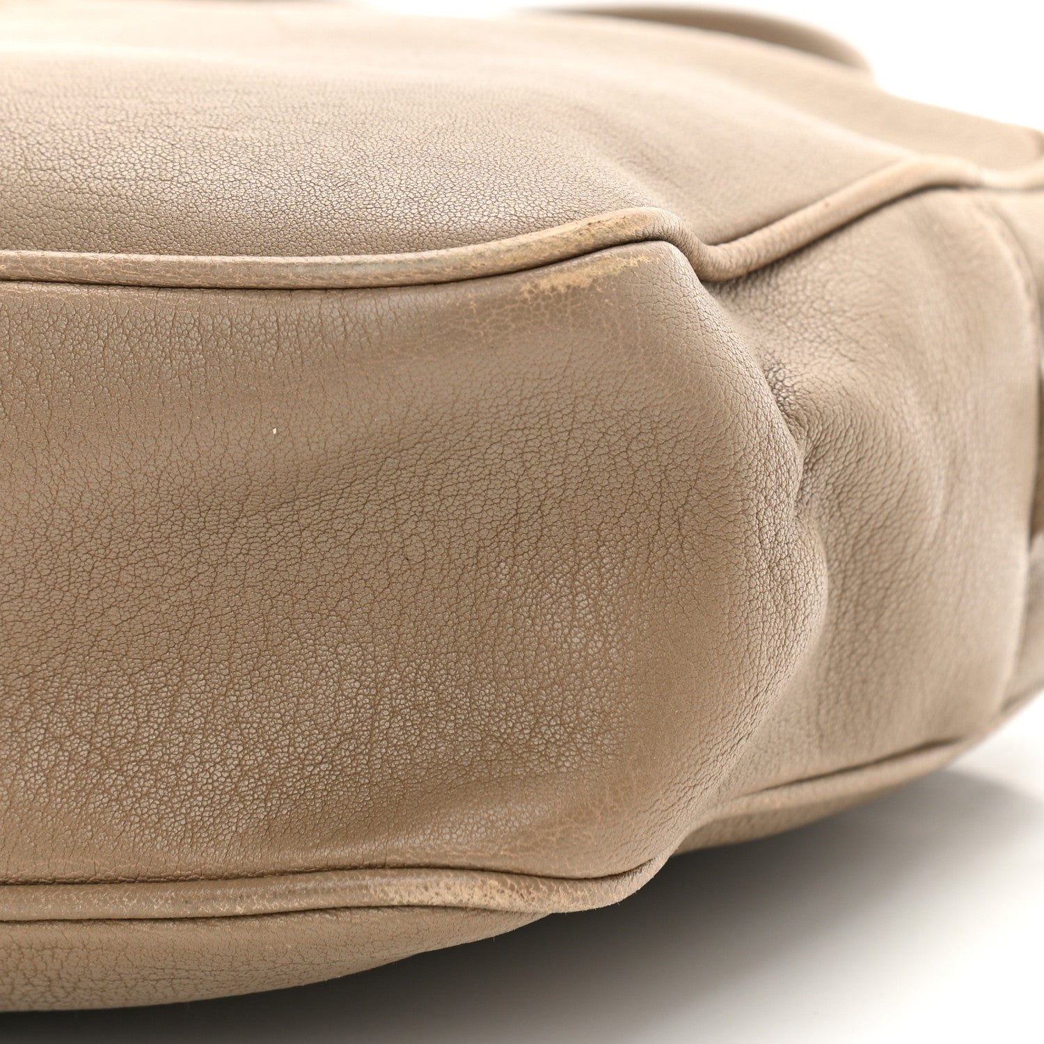 Saint Laurent Lambskin Monogram Small Lou Camera Bag Dark Beige 9 of 12