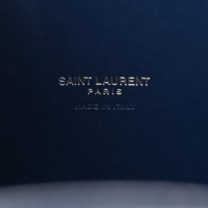 Saint Laurent Grained Calfskin Small Sac De Jour Navy 6 of 9