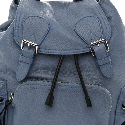 Burberry Deerskin Large Rucksack Backpack Slate Blue 6 of 11