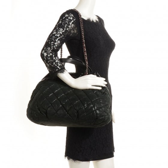 Chanel Iridescent Calfskin Large In The Mix Tote Black 2 of 7
