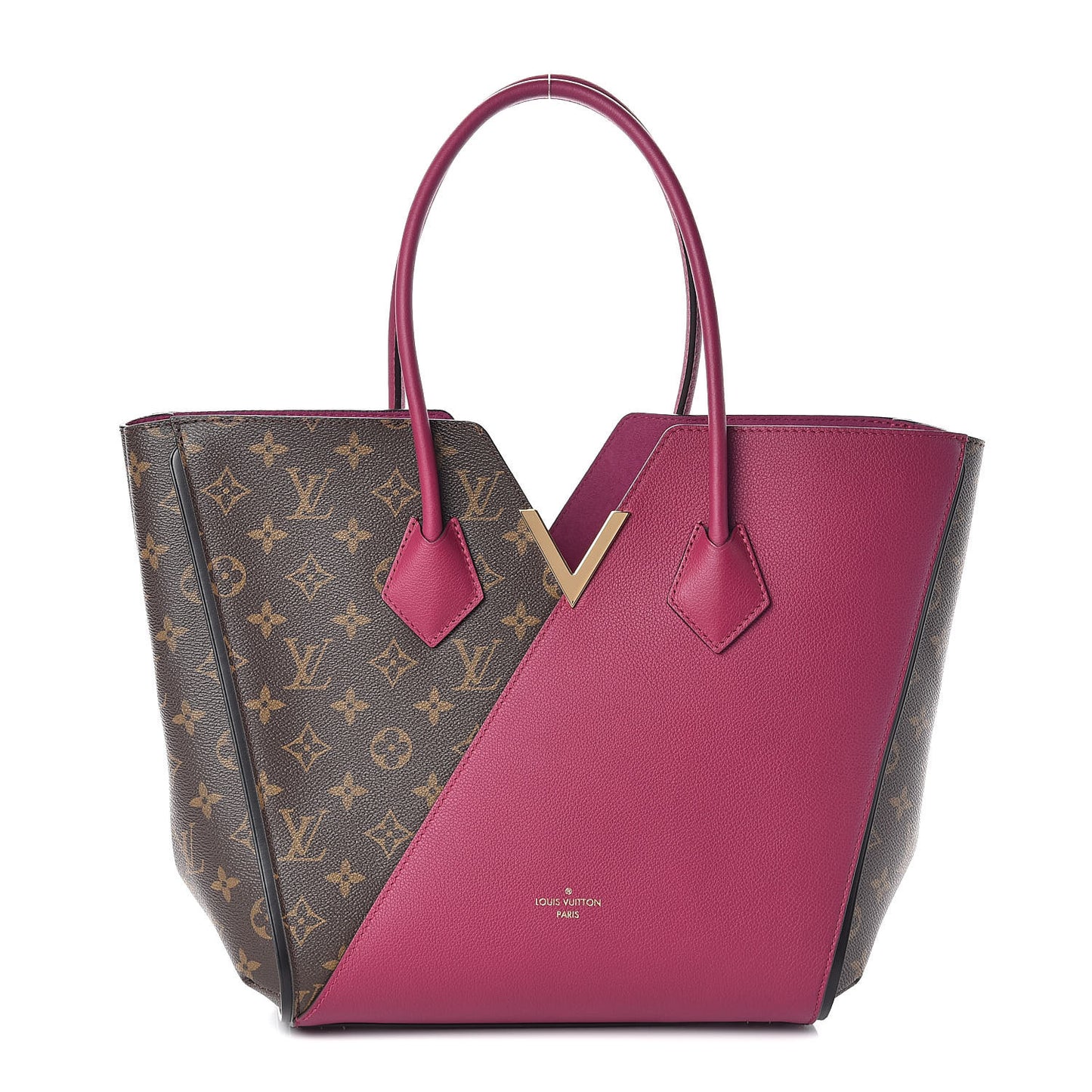 Calfskin Monogram Kimono Tote Grape