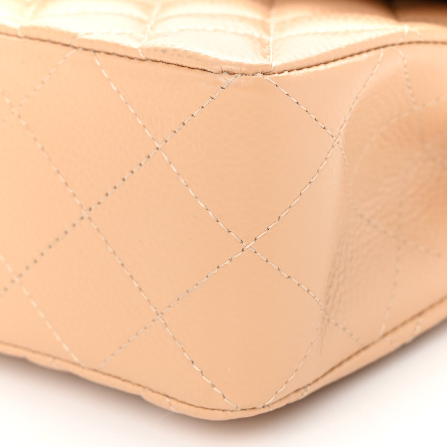 Chanel Caviar Quilted Small Double Flap Beige 10 of 10