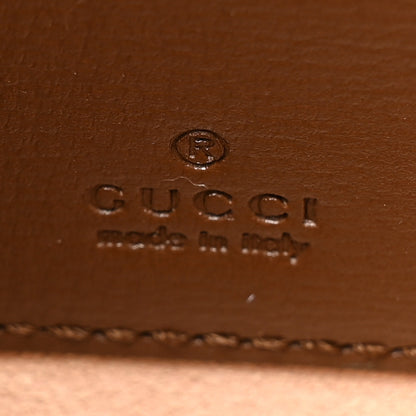 Gucci GG Supreme Monogram Azalea Calfskin Web Horsebit 1955 Wallet On Strap Beige Ebony Brown Sugar 6 of 10