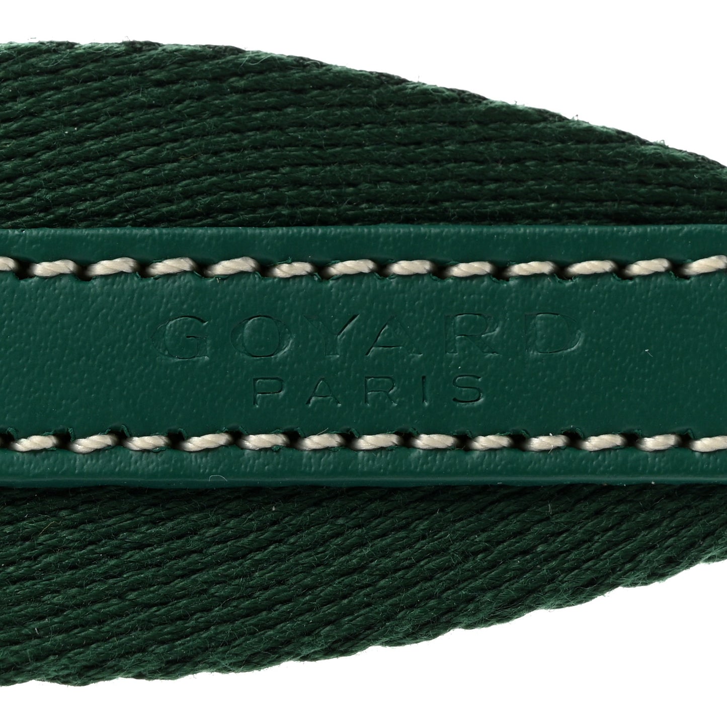 Canvas Calfskin Adjustable Shoulder Strap Green