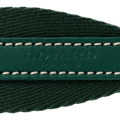 Goyard Canvas Calfskin Adjustable Shoulder Strap Green 3 of 4