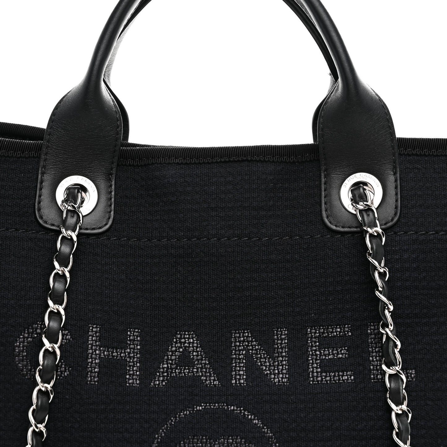 Mixed Fibers Small Deauville Tote Black
